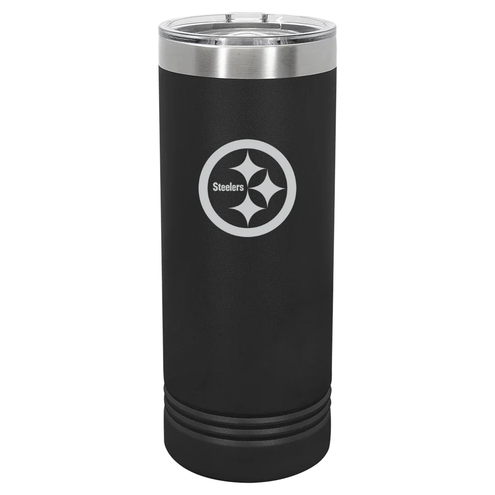 Pittsburgh Steelers Polar Camel 22 oz. Skinny Tumbler with Slider Lid