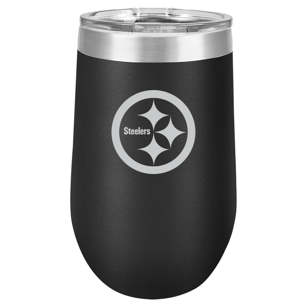 Pittsburgh Steelers Polar Camel 16 oz. Stemless Wine Tumbler