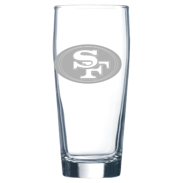 San Francisco 49ers Polar Camel 16 oz. Willi Becher Beer Glass