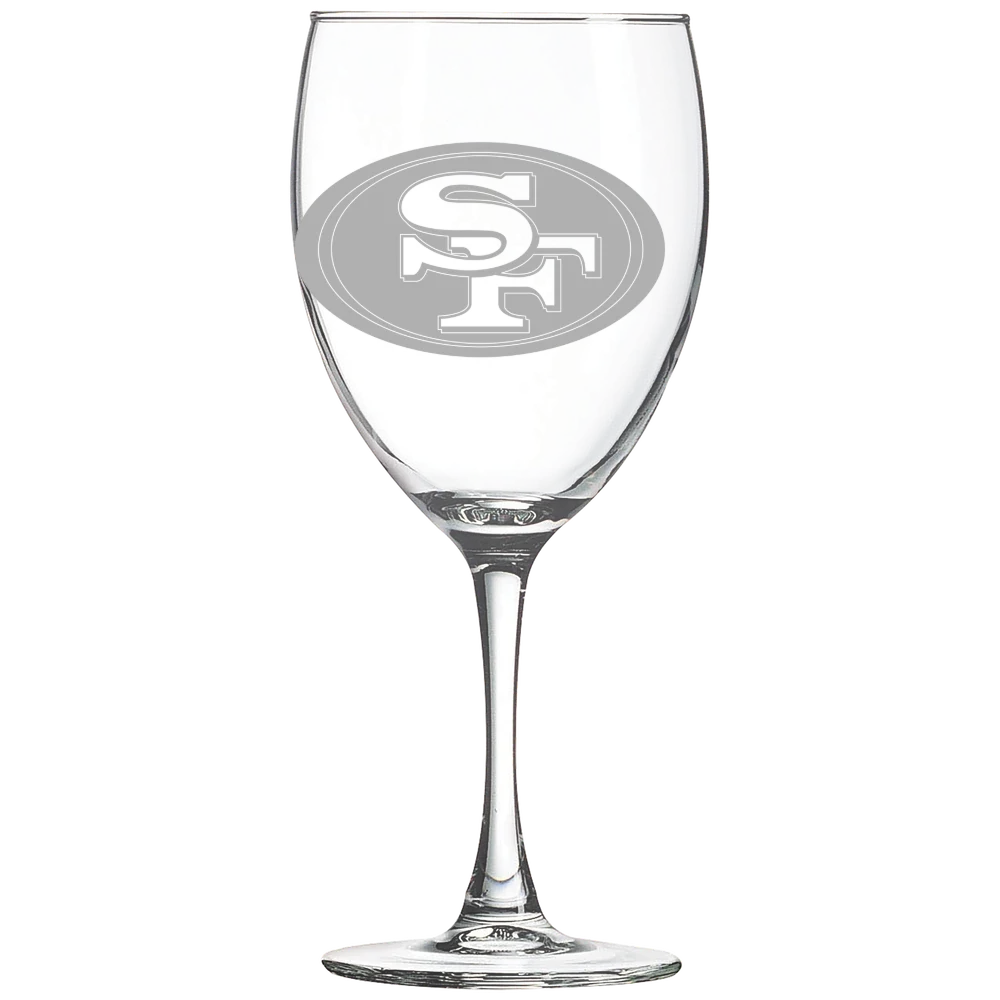 San Francisco 49ers Polar Camel 10 1/2 oz. Wine Glass
