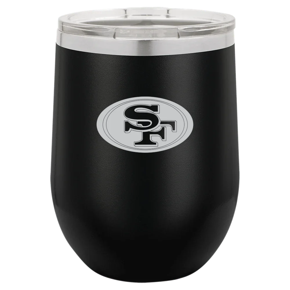 San Francisco 49ers Polar Camel 12 oz. Stemless Wine Tumbler
