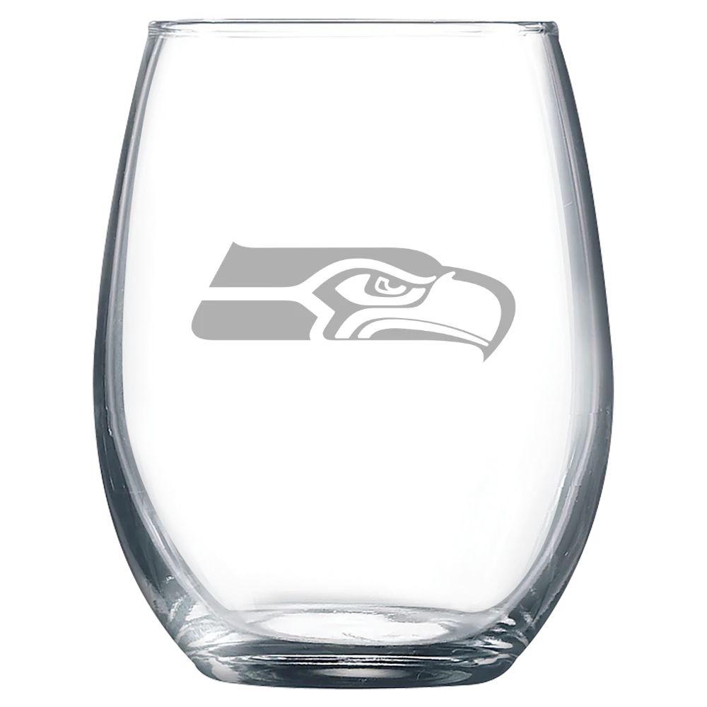 Seattle Seahawks Polar Camel 9 oz. Stemless Wine Glass