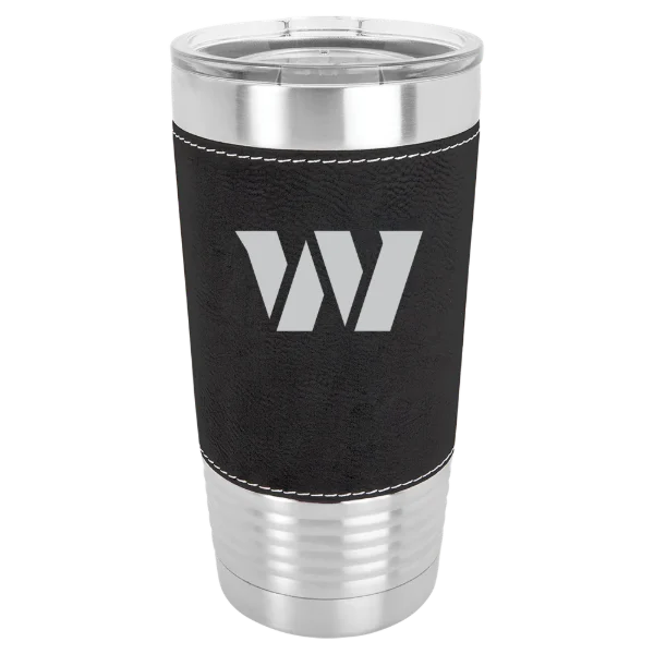 Washington Commanders Polar Camel 20 oz. Leatherette Grip Tumbler with Standard Lid