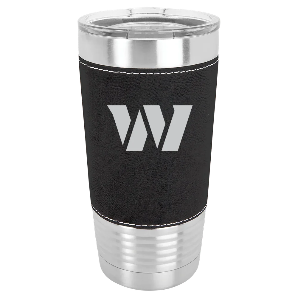 Washington Commanders Polar Camel 20 oz. Leatherette Grip Tumbler with Standard Lid