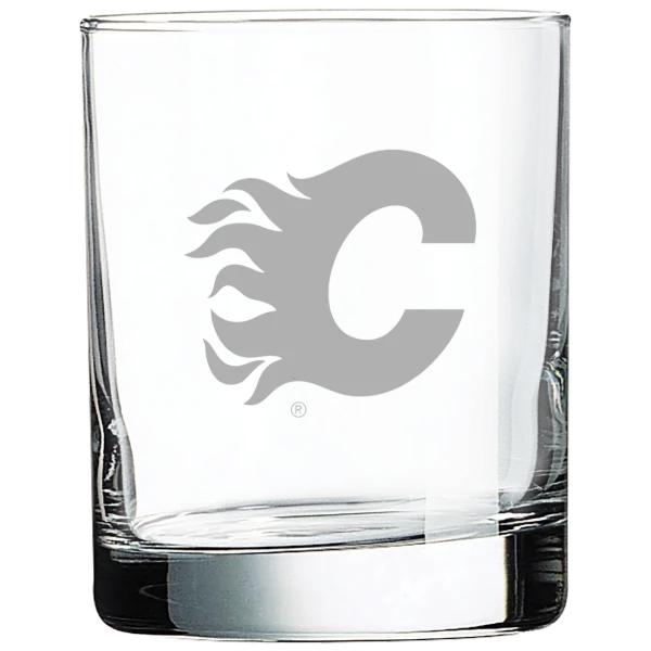 Calgary Flames Polar Camel 10 1/2 oz. On The Rocks Glass