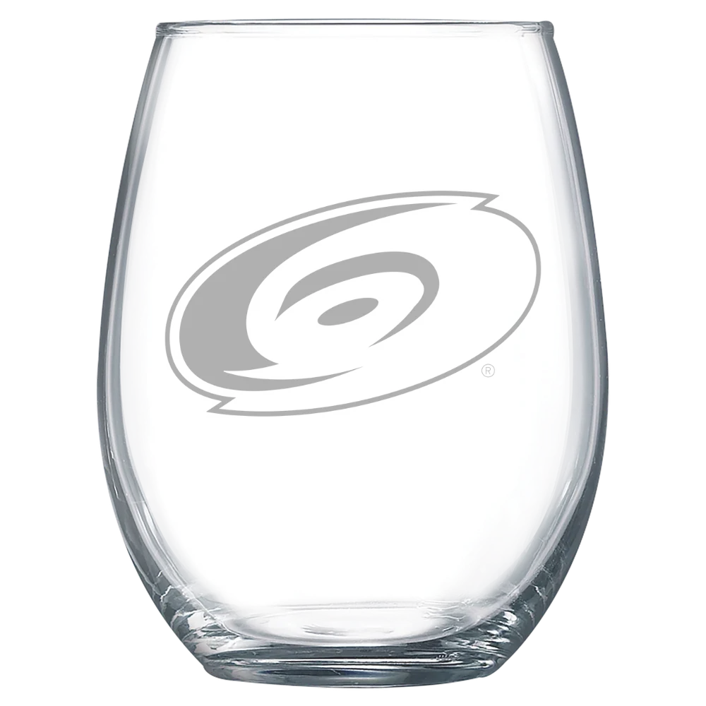 Carolina Hurricanes Polar Camel 15 oz. Stemless Wine Glass