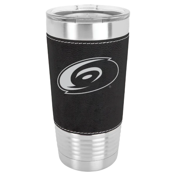 Carolina Hurricanes Polar Camel 20 oz. Leatherette Grip Tumbler with Standard Lid