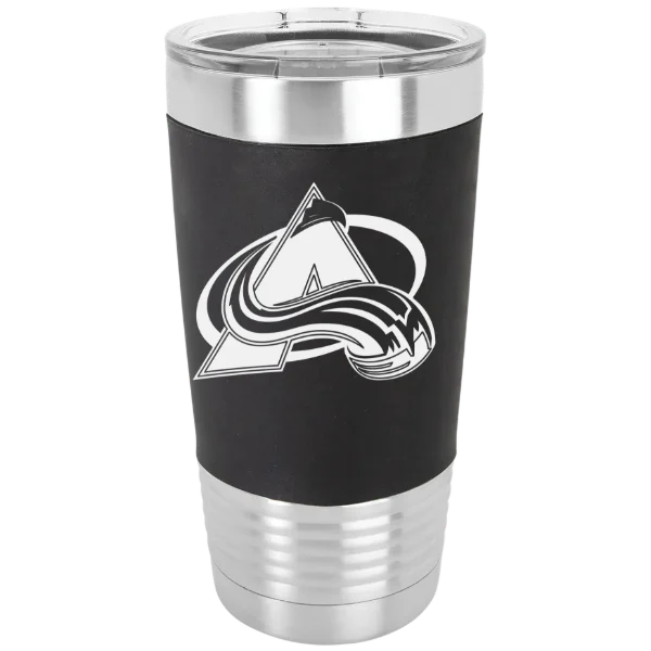 Colorado Avalanche Polar Camel 20 oz. Silicone Grip Tumbler with Standard Lid