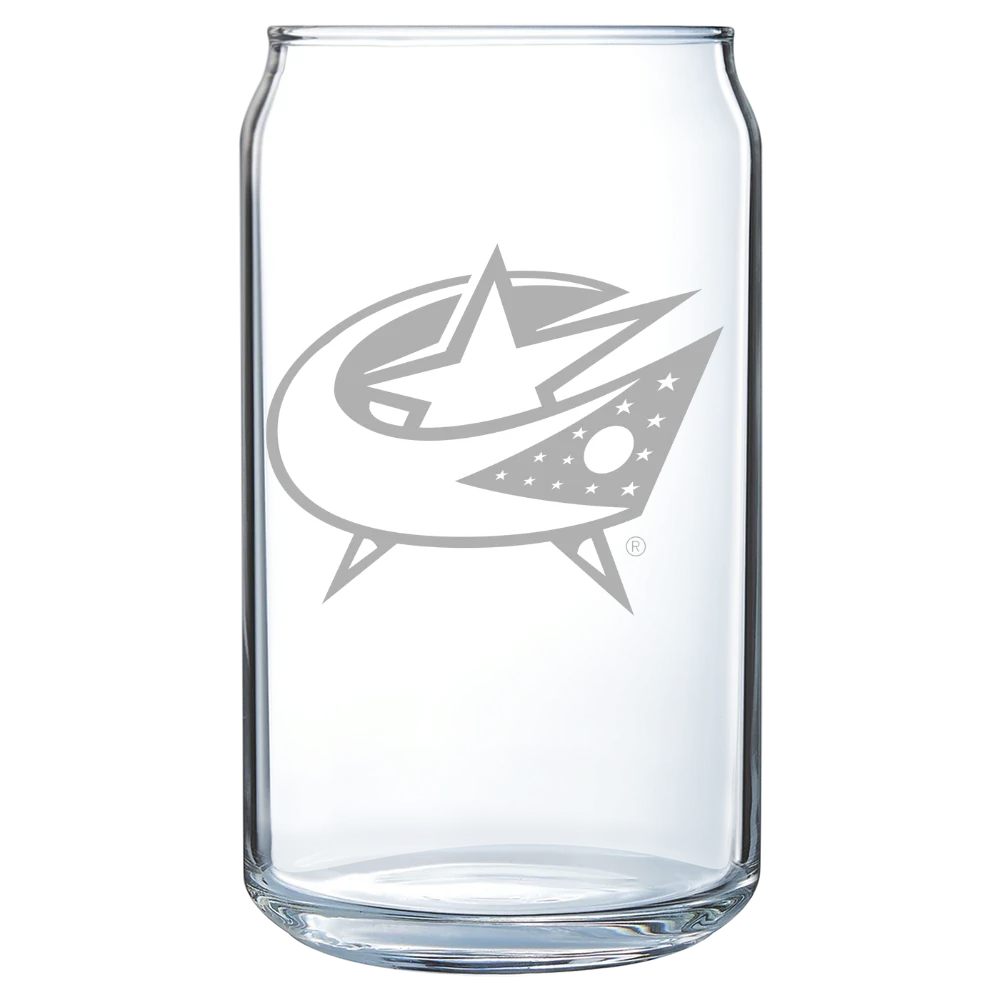 Columbus Blue Jackets Polar Camel 16 oz. Can Glass