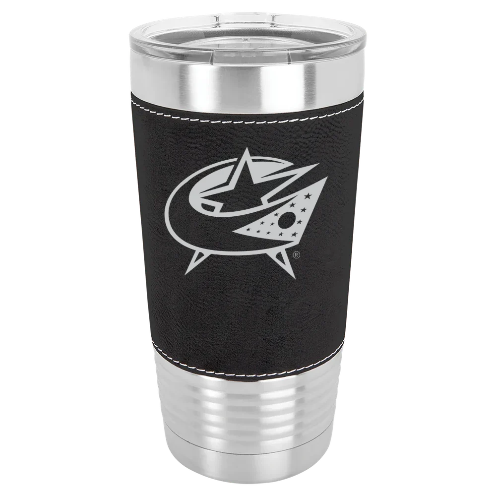 Columbus Blue Jackets Polar Camel 20 oz. Leatherette Grip Tumbler with Standard Lid