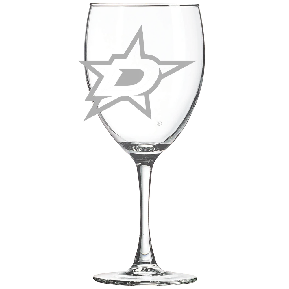 Dallas Stars Polar Camel 10 1/2 oz. Wine Glass