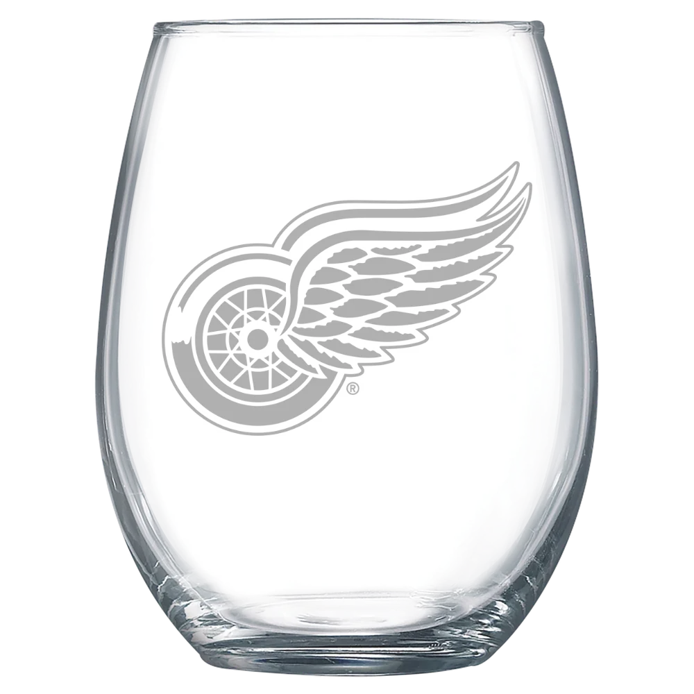 Detroit Red Wings Polar Camel 15 oz. Stemless Wine Glass