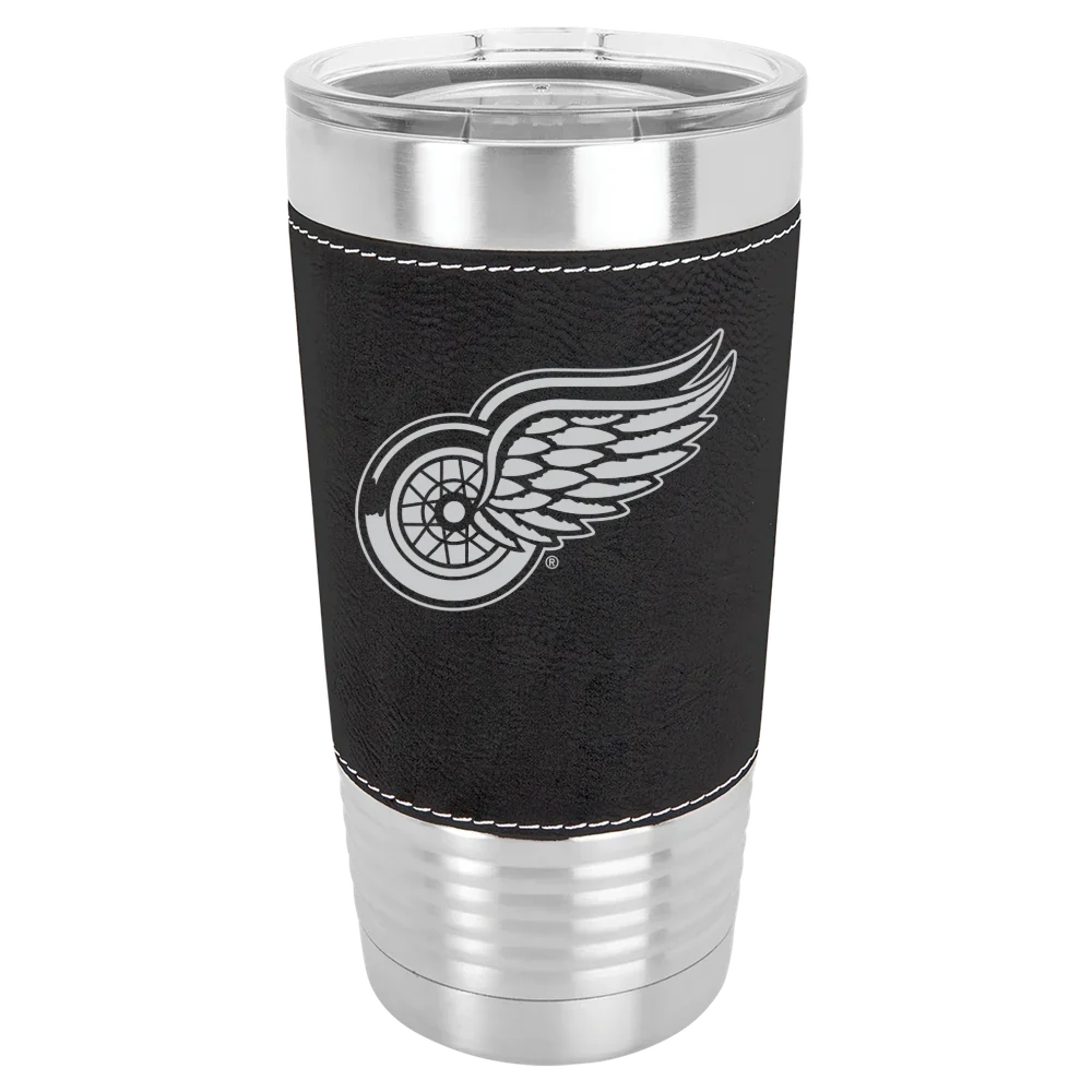 Detroit Red Wings Polar Camel 20 oz. Leatherette Grip Tumbler with Standard Lid