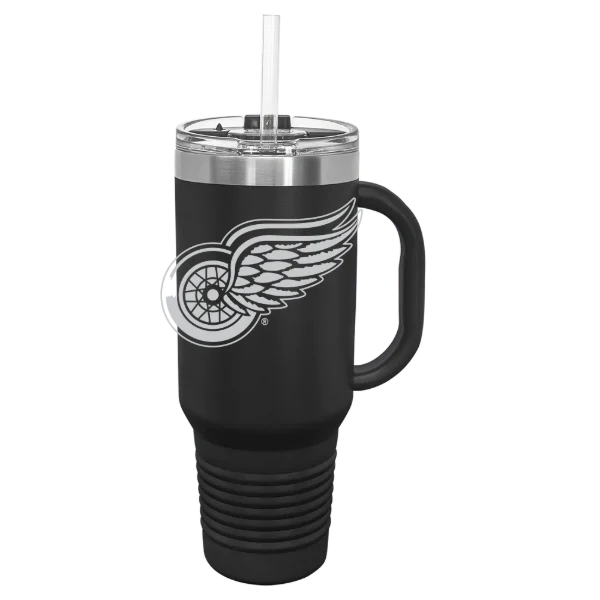 Detroit Red Wings Polar Camel 40 oz. Travel Mug with Snap Lid & Straw