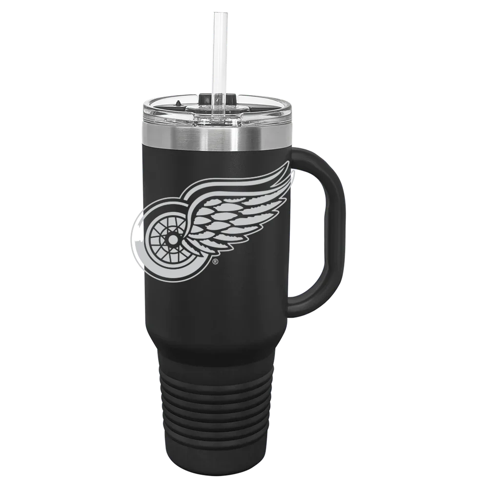 Detroit Red Wings Polar Camel 40 oz. Travel Mug with Snap Lid & Straw