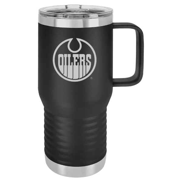Edmonton Oilers Polar Camel 20 oz. Travel Mug with Slider Lid