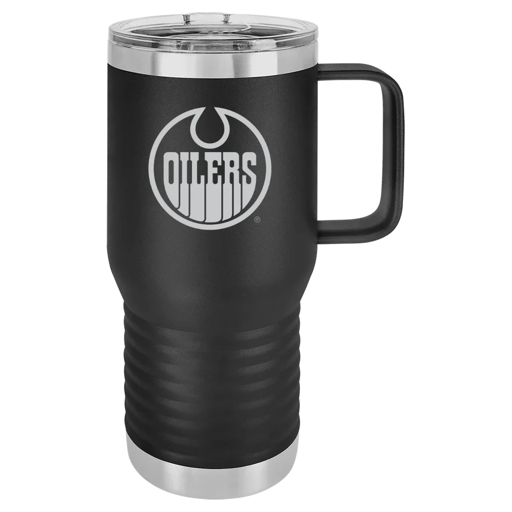 Edmonton Oilers Polar Camel 20 oz. Travel Mug with Slider Lid
