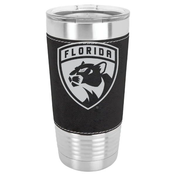 Florida Panthers Polar Camel 20 oz. Leatherette Grip Tumbler with Standard Lid
