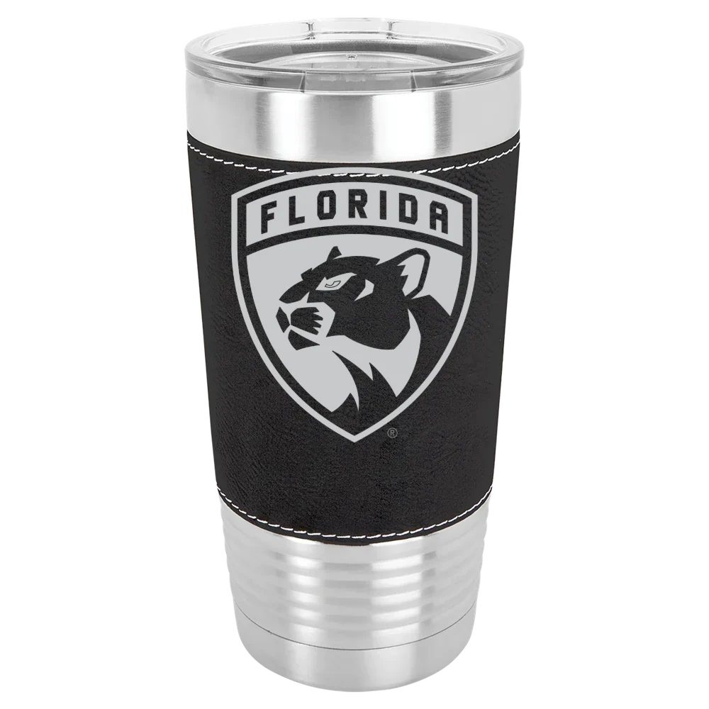 Florida Panthers Polar Camel 20 oz. Leatherette Grip Tumbler with Standard Lid