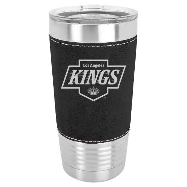 Los Angeles Kings Polar Camel 20 oz. Leatherette Grip Tumbler with Standard Lid