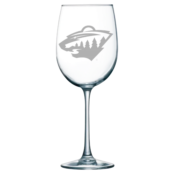 Minnesota Wild Polar Camel 19 oz. Wine Glass