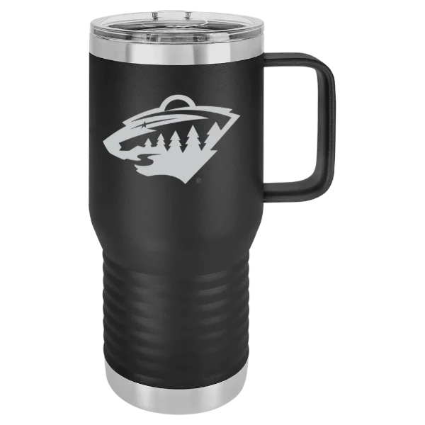 Minnesota Wild Polar Camel 20 oz. Travel Mug with Slider Lid