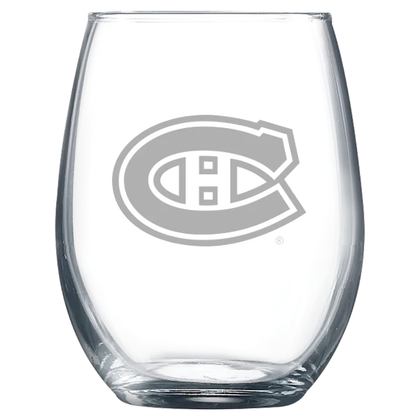 Montreal Canadiens Polar Camel 9 oz. Stemless Wine Glass
