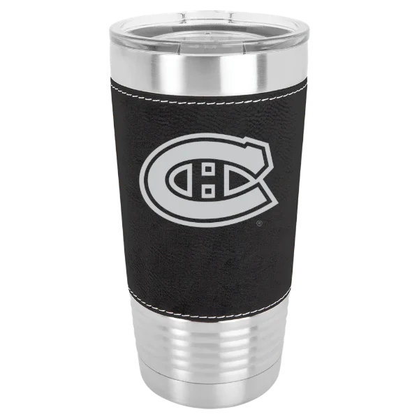 Montreal Canadiens Polar Camel 20 oz. Leatherette Grip Tumbler with Standard Lid