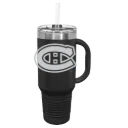 Montreal Canadiens Polar Camel 40 oz. Travel Mug with Snap Lid & Straw