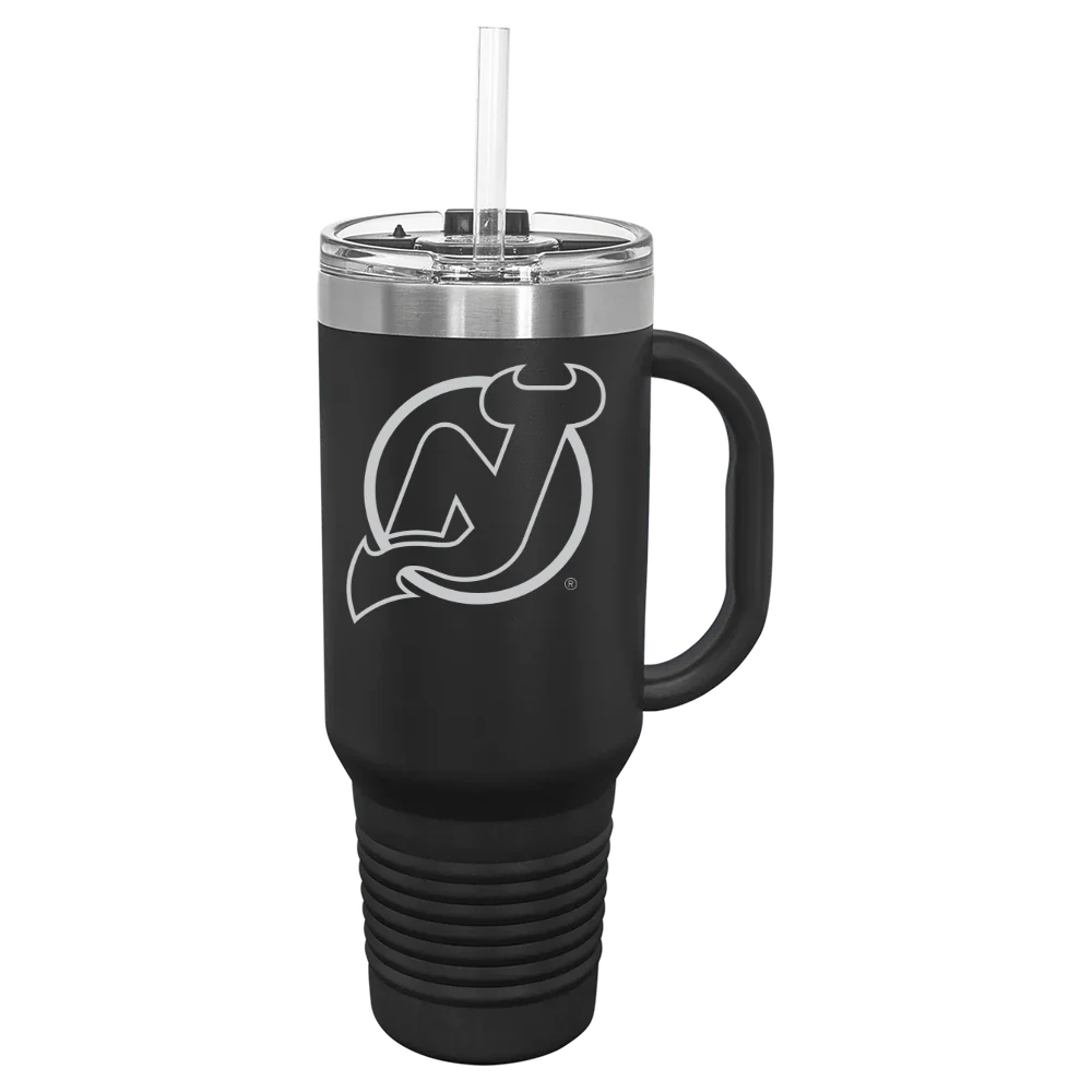 New Jersey Devils Polar Camel 40 oz. Travel Mug with Snap Lid & Straw