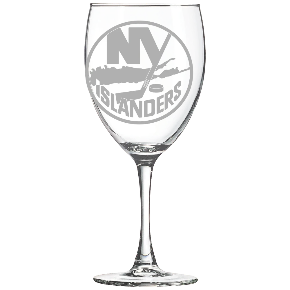 New York Islanders Polar Camel 10 1/2 oz. Wine Glass