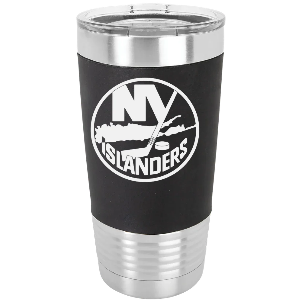 New York Islanders Polar Camel 20 oz. Silicone Grip Tumbler with Standard Lid