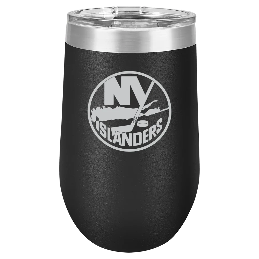 New York Islanders Polar Camel 16 oz. Stemless Wine Tumbler