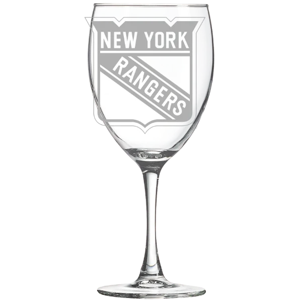 New York Rangers Polar Camel 10 1/2 oz. Wine Glass