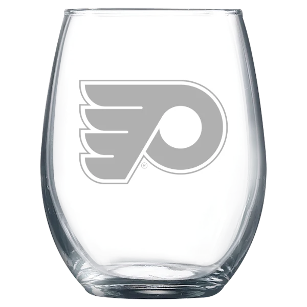 Philadelphia Flyers Polar Camel 9 oz. Stemless Wine Glass