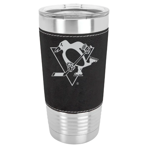Pittsburgh Penguins Polar Camel 20 oz. Leatherette Grip Tumbler with Standard Lid
