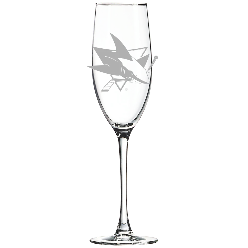 San Jose Sharks Polar Camel 8 oz. Champagne Flute