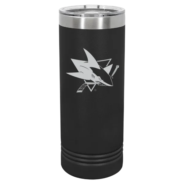San Jose Sharks Polar Camel 22 oz. Skinny Tumbler with Slider Lid