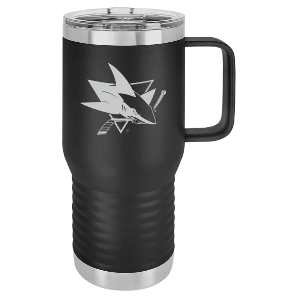 San Jose Sharks Polar Camel 20 oz. Travel Mug with Slider Lid