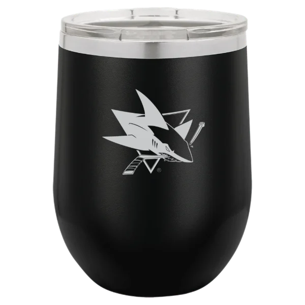 San Jose Sharks Polar Camel 12 oz. Stemless Wine Tumbler