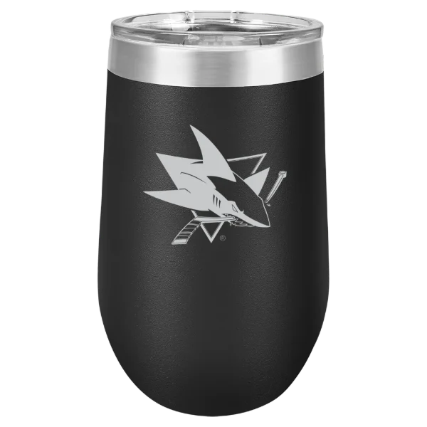 San Jose Sharks Polar Camel 16 oz. Stemless Wine Tumbler