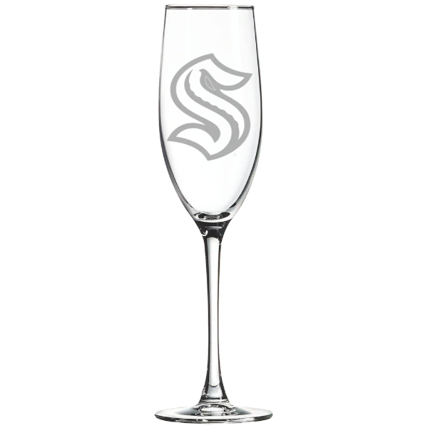 Seattle Kraken Polar Camel 8 oz. Champagne Flute
