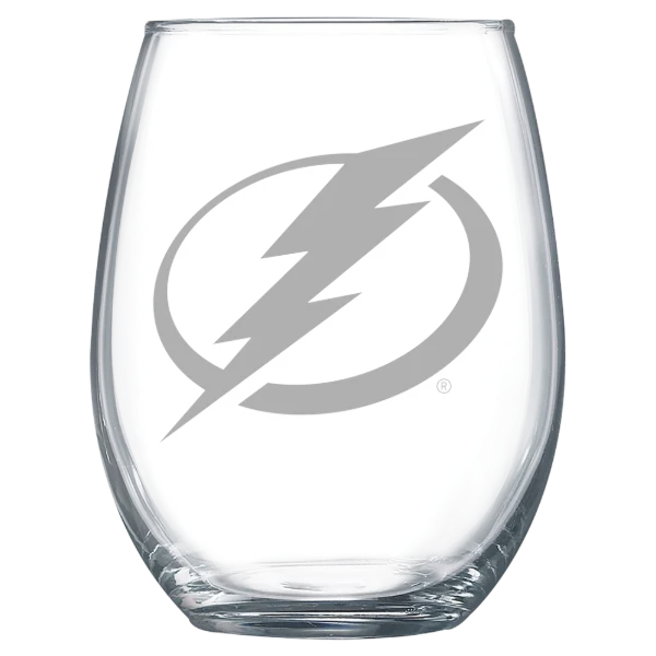 Tampa Bay Lightning Polar Camel 15 oz. Stemless Wine Glass