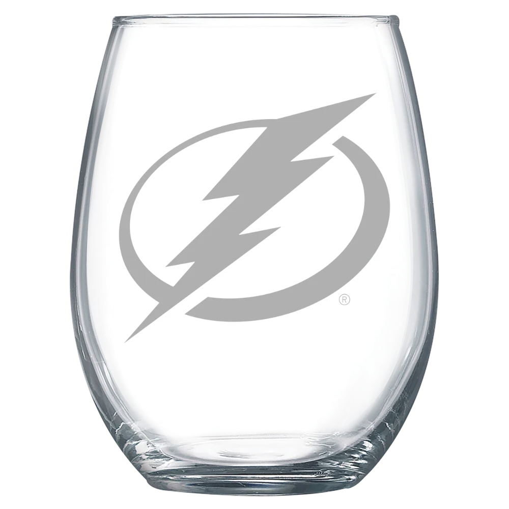 Tampa Bay Lightning Polar Camel 15 oz. Stemless Wine Glass