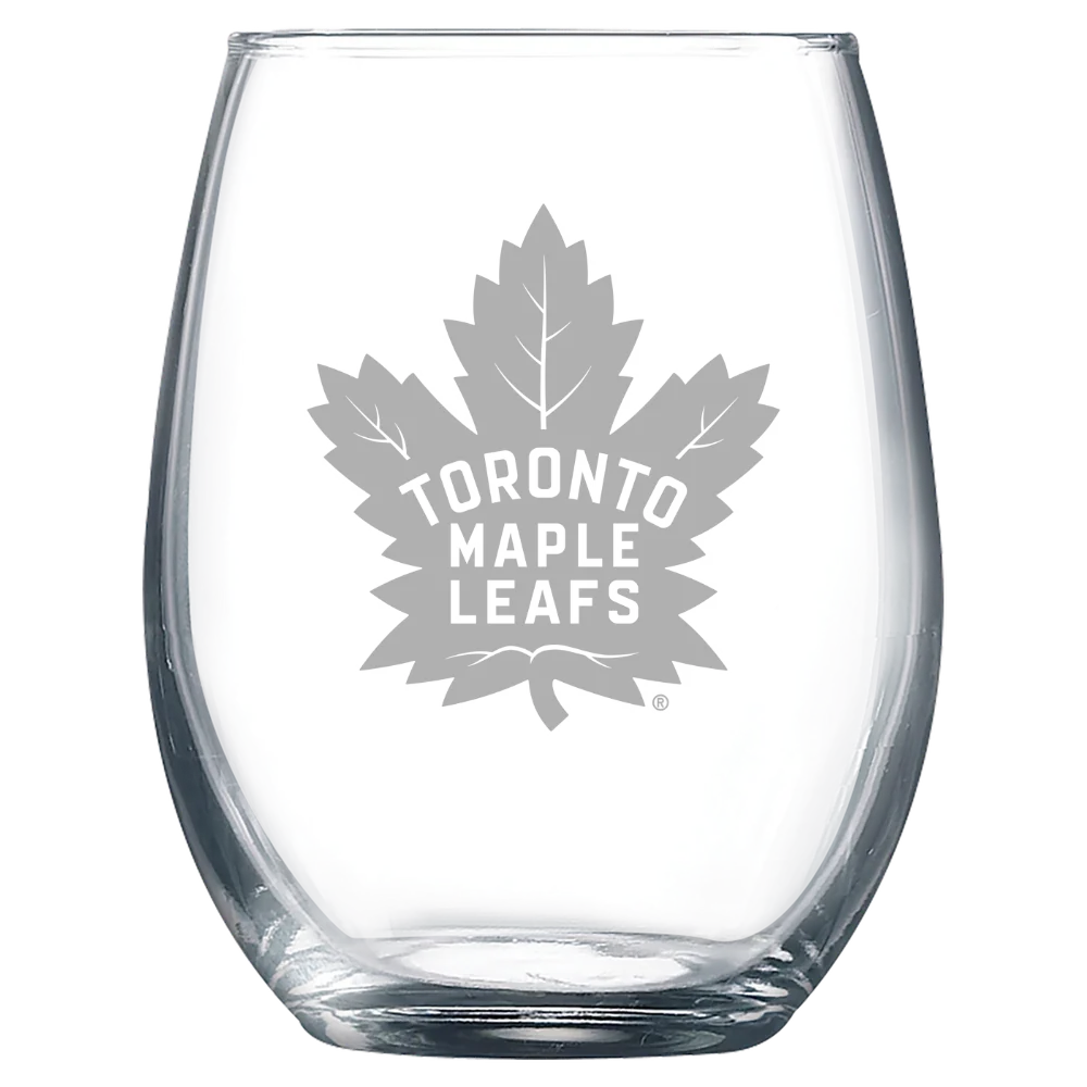 Toronto Maple Leafs Polar Camel 9 oz. Stemless Wine Glass