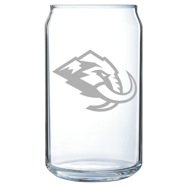 Utah Mammoth Polar Camel 16 oz. Can Glass