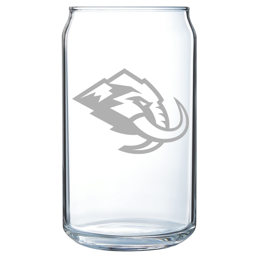 Utah Mammoth Polar Camel 16 oz. Can Glass
