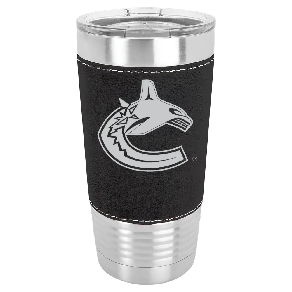 Vancouver Canucks Polar Camel 20 oz. Leatherette Grip Tumbler with Standard Lid