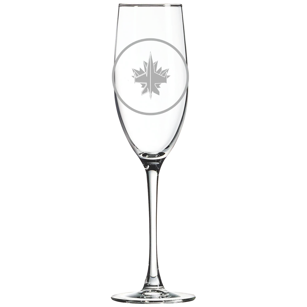 Winnipeg Jets Polar Camel 8 oz. Champagne Flute