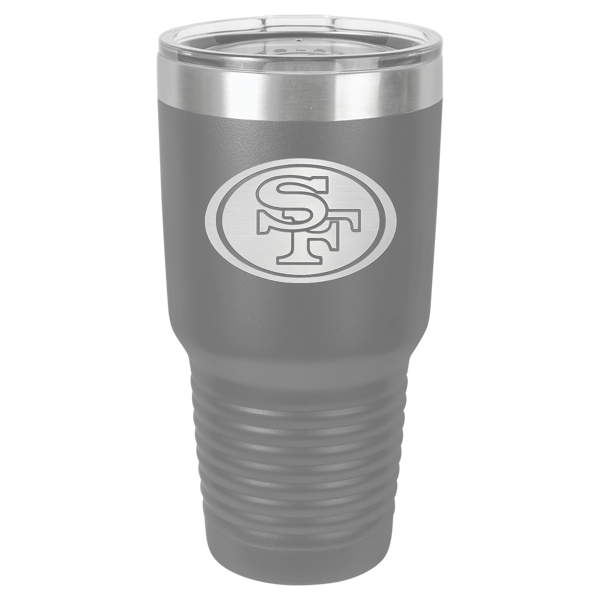 Picture of San Francisco 49ers 32oz Tumbler - Gray